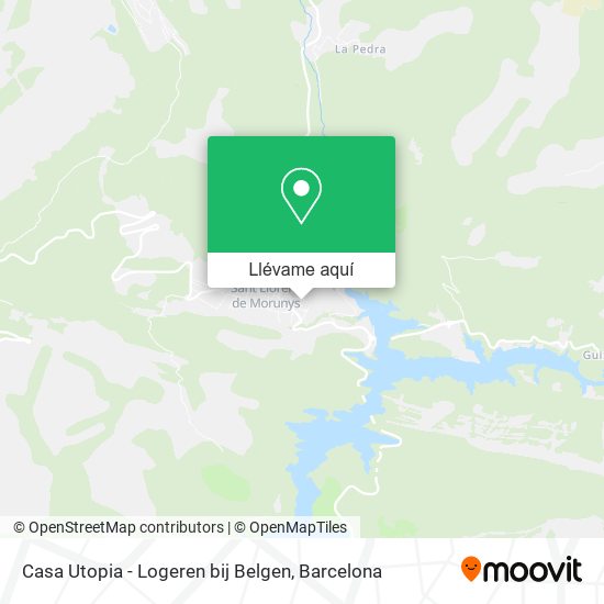 Mapa Casa Utopia - Logeren bij Belgen