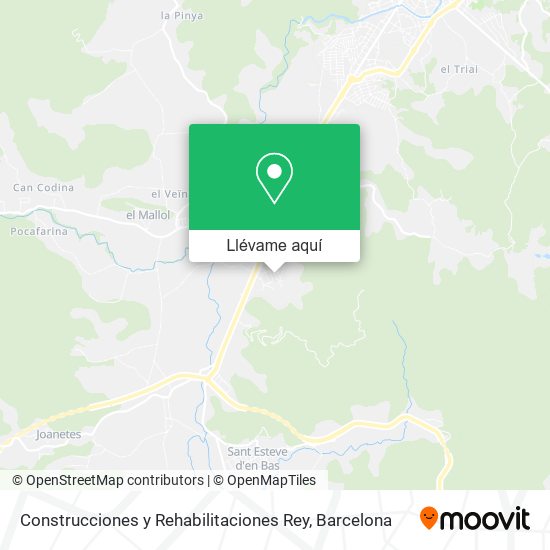 Mapa Construcciones y Rehabilitaciones Rey