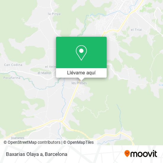 Mapa Baxarias Olaya a