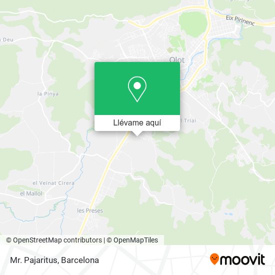 Mapa Mr. Pajaritus