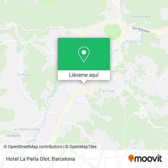 Mapa Hotel La Perla Olot
