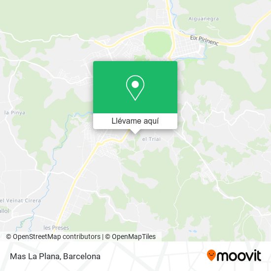 Mapa Mas La Plana