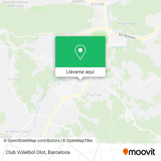 Mapa Club Voleibol Olot