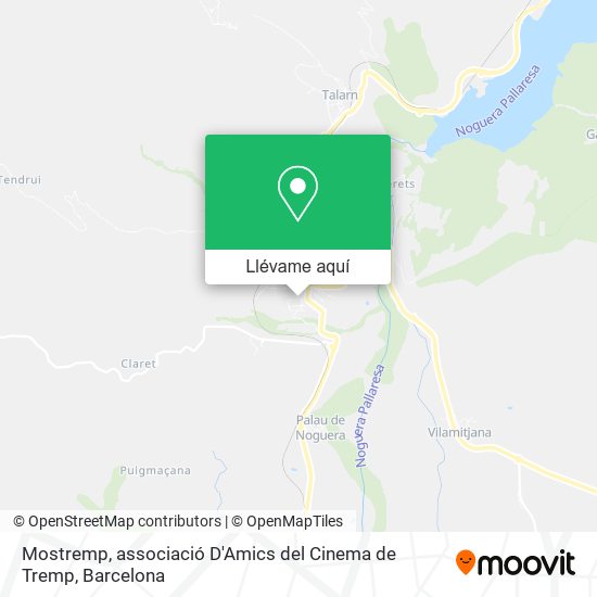 Mapa Mostremp, associació D'Amics del Cinema de Tremp