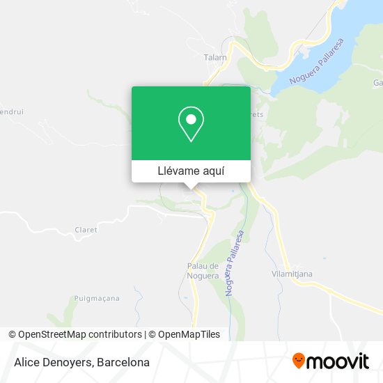 Mapa Alice Denoyers