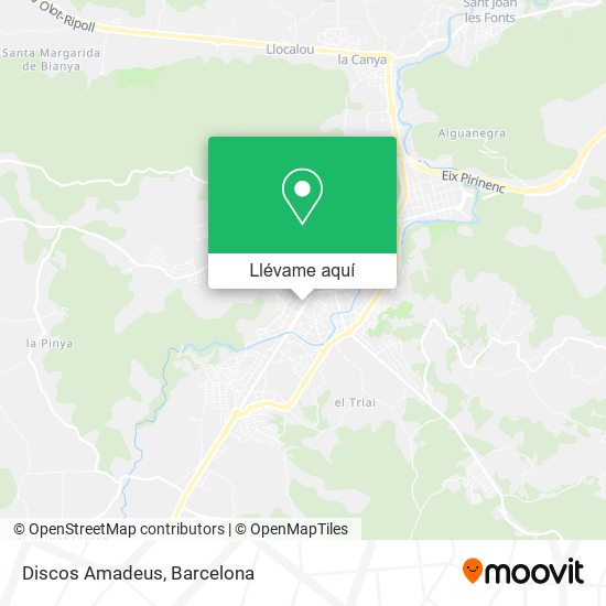 Mapa Discos Amadeus