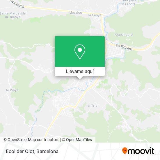 Mapa Ecolider Olot