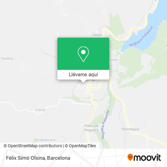 Mapa Félix Simó Olsina