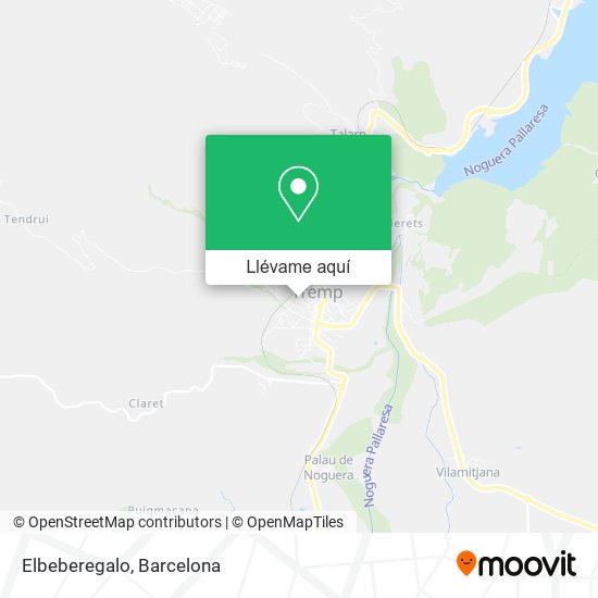 Mapa Elbeberegalo