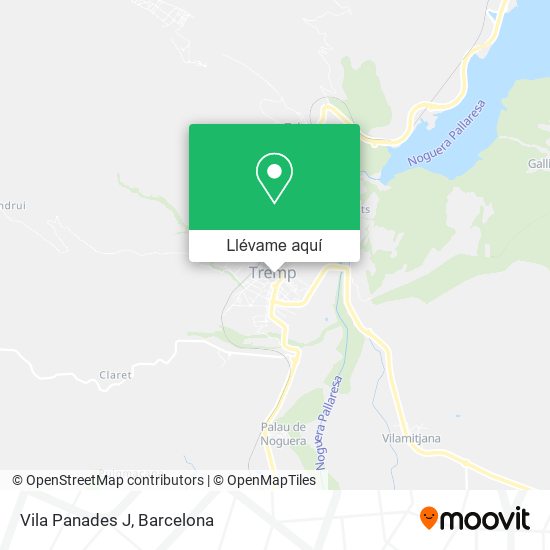 Mapa Vila Panades J