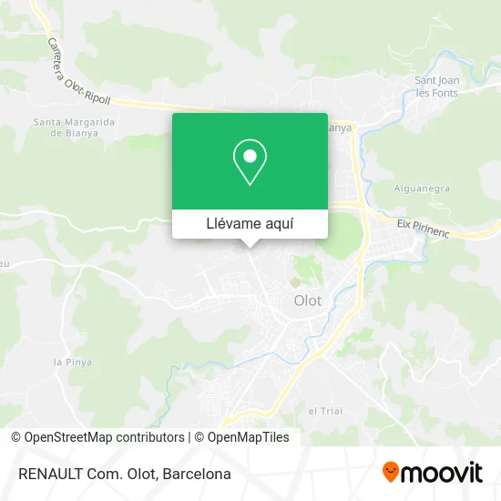 Mapa RENAULT Com. Olot