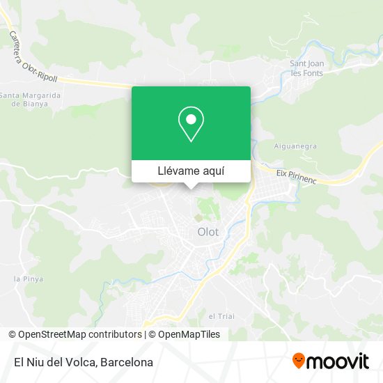 Mapa El Niu del Volca