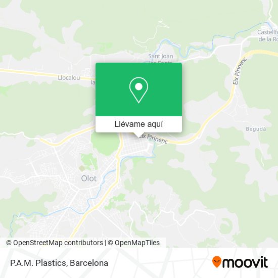 Mapa P.A.M. Plastics