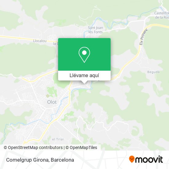 Mapa Comelgrup Girona
