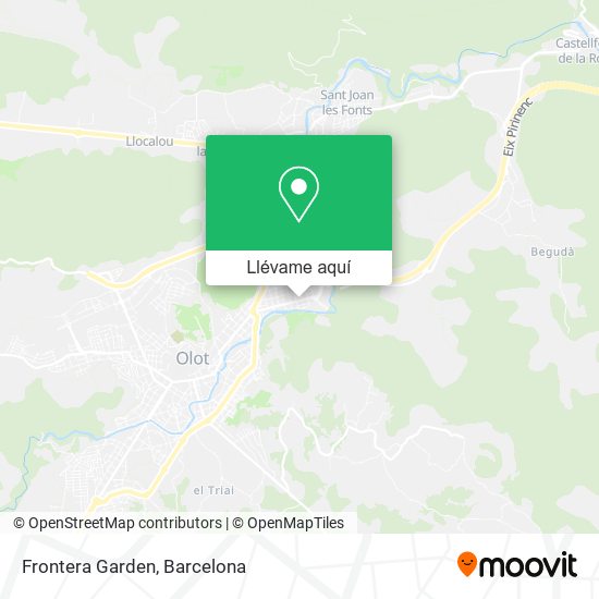Mapa Frontera Garden