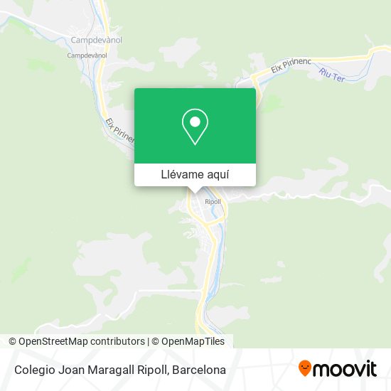 Mapa Colegio Joan Maragall Ripoll