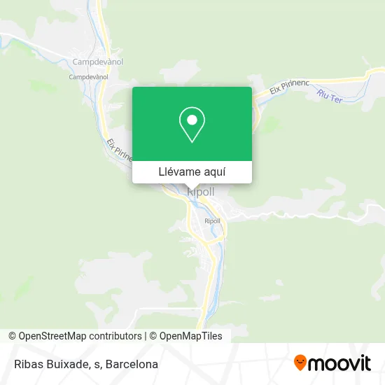 Mapa Ribas Buixade, s