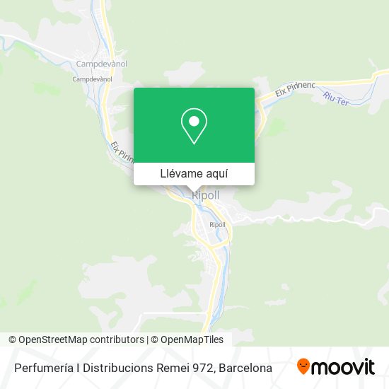 Mapa Perfumería I Distribucions Remei 972