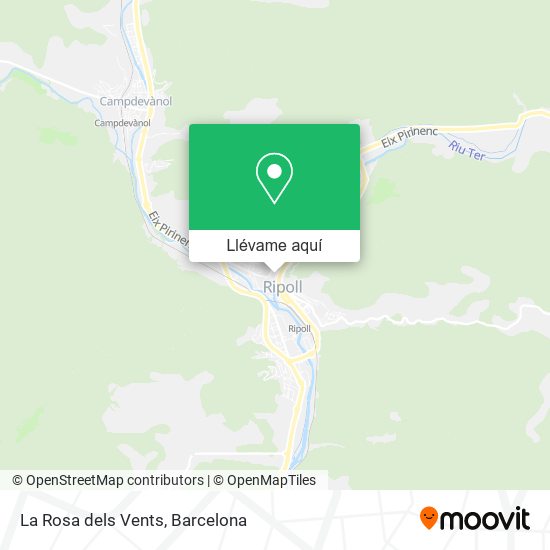 Mapa La Rosa dels Vents