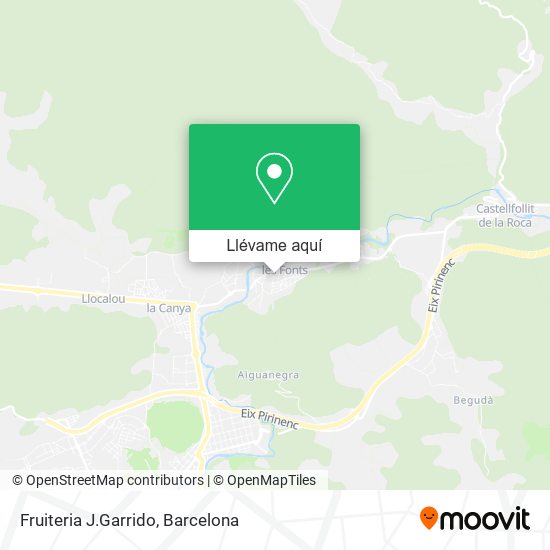 Mapa Fruiteria J.Garrido