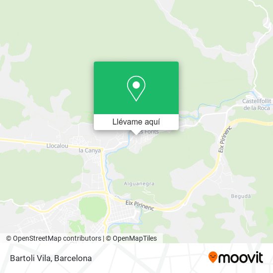 Mapa Bartoli Vila