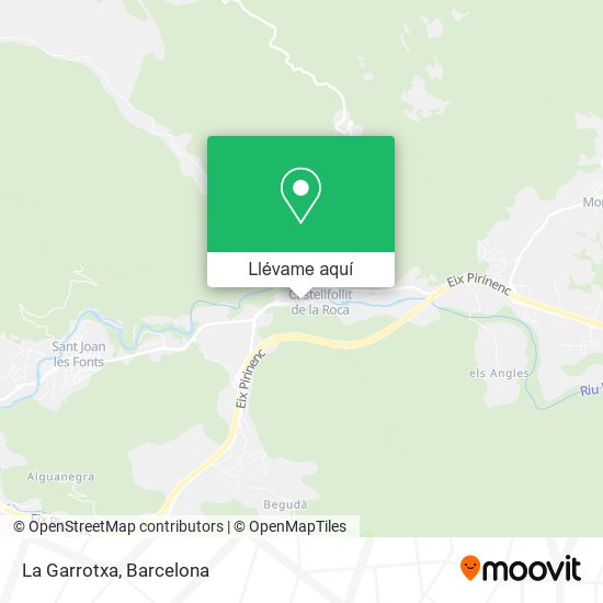 Mapa La Garrotxa