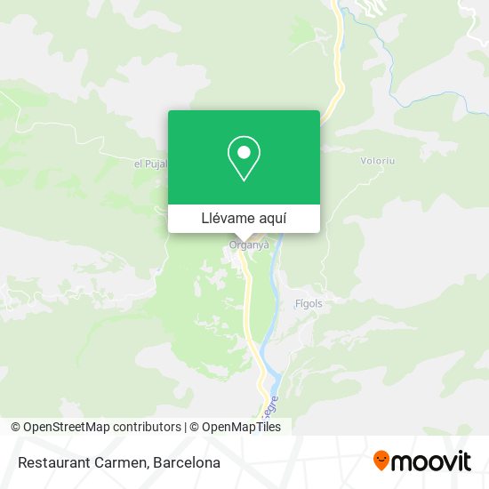 Mapa Restaurant Carmen