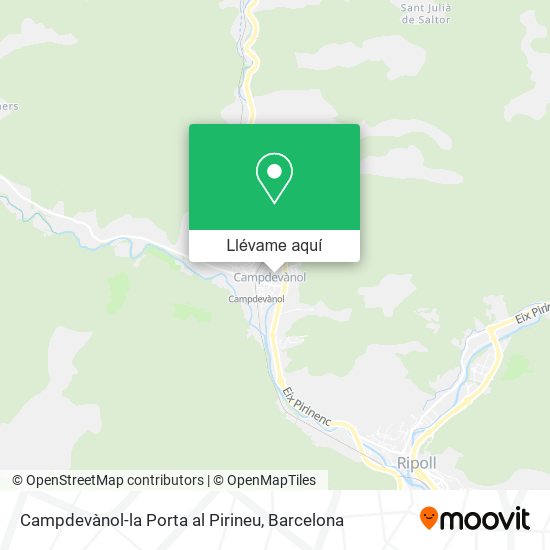 Mapa Campdevànol-la Porta al Pirineu