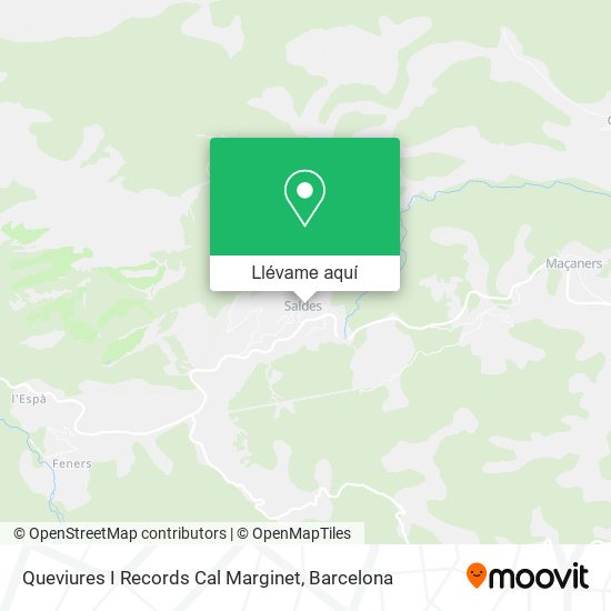 Mapa Queviures I Records Cal Marginet