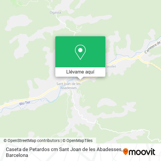 Mapa Caseta de Petardos cm Sant Joan de les Abadesses