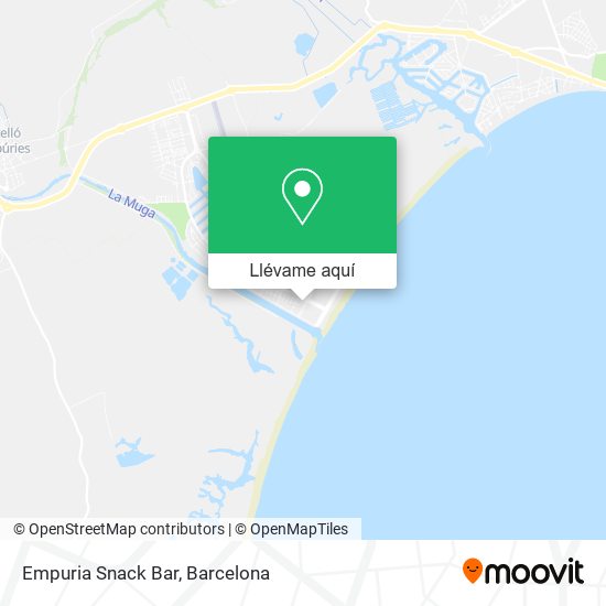 Mapa Empuria Snack Bar