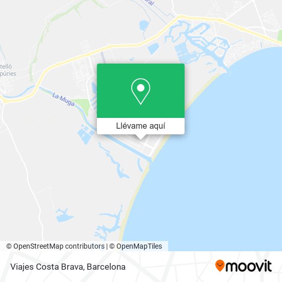 Mapa Viajes Costa Brava