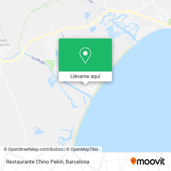 Mapa Restaurante Chino Pekín