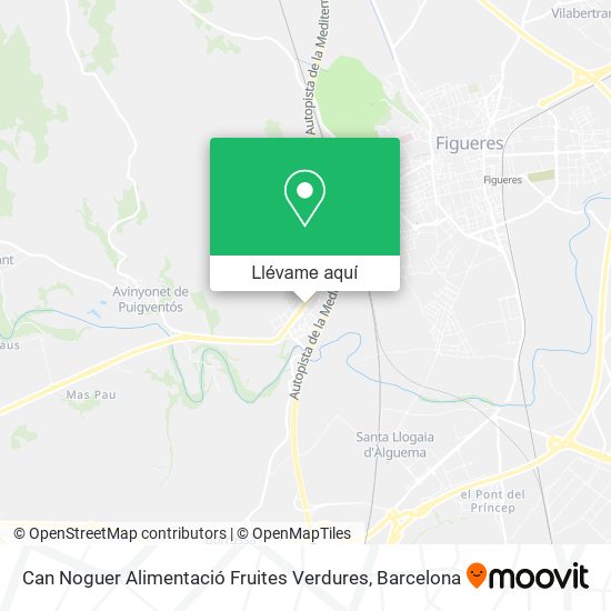 Mapa Can Noguer Alimentació Fruites Verdures