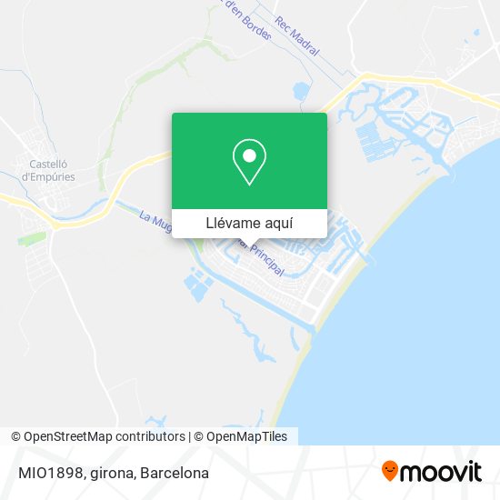Mapa MIO1898, girona