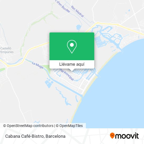 Mapa Cabana Café-Bistro