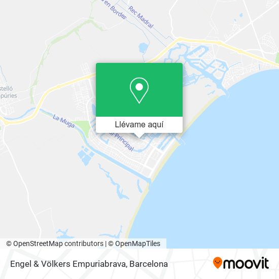 Mapa Engel & Völkers Empuriabrava