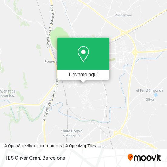 Mapa IES Olivar Gran