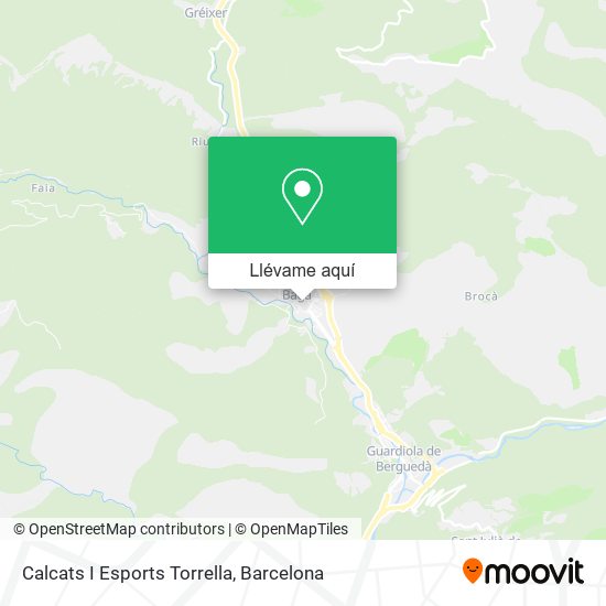Mapa Calcats I Esports Torrella
