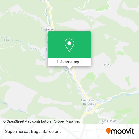 Mapa Supermercat Baga