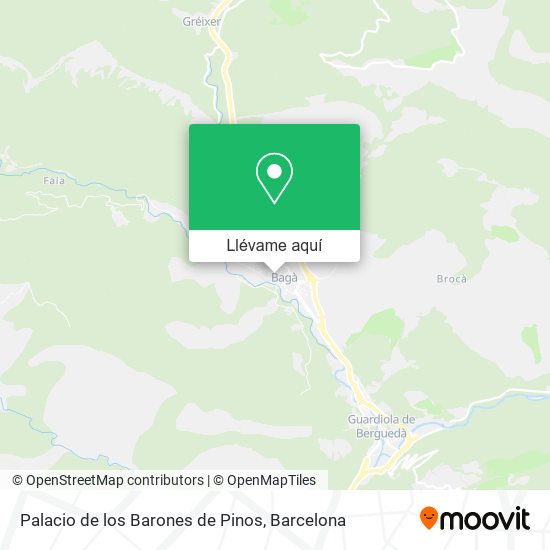 Mapa Palacio de los Barones de Pinos