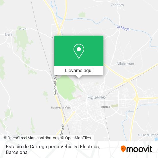Mapa Estació de Càrrega per a Vehicles Elèctrics