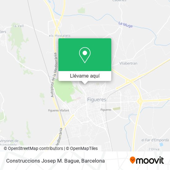 Mapa Construccions Josep M. Bague