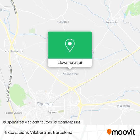 Mapa Excavacions Vilabertran