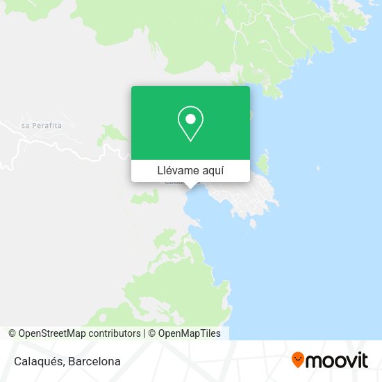 Mapa Calaqués