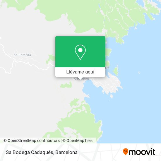 Mapa Sa Bodega Cadaqués