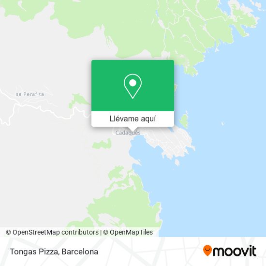 Mapa Tongas Pizza