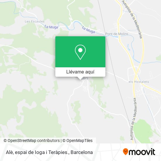 Mapa Alè, espai de Ioga i Teràpies.