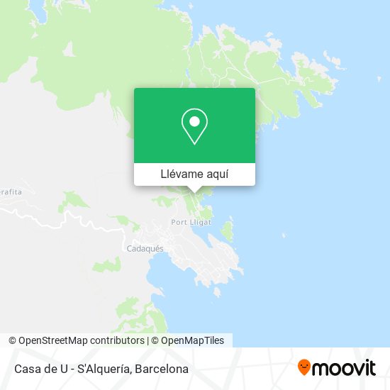 Mapa Casa de U - S'Alquería