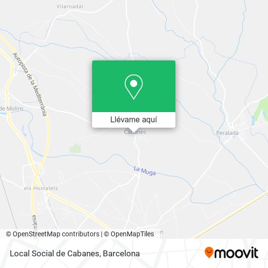 Mapa Local Social de Cabanes
